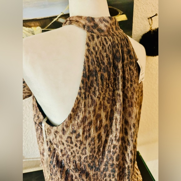 INC NEW Blouse cheetah Style size M - Picture 11 of 16